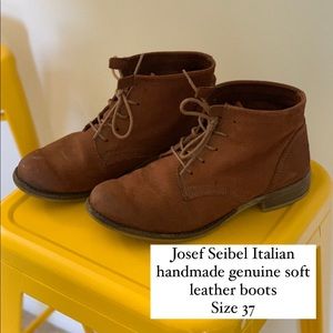 Josef Siebel Italian leather boots